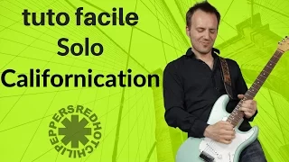 "Californication" - Red Hot Chili Peppers - Solo de Guitare Facile