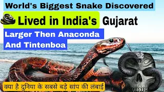 World's Biggest snake Discovered in India Bigger then anaconda Gujarat's Kutch vasuki Indicus