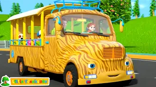 Wheels On The Bus + More Kids Rhymes and Cartoon Videos