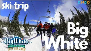Skiing at Big White Ski Resort, Kelowna BC