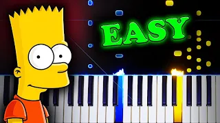 The Simpsons (Main Theme) - EASY Piano Tutorial