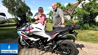 Erste lange Tour von Tanja mit ihrer neuen BMW S1000XR zur gewellten Straße & der Löwenstein Platte