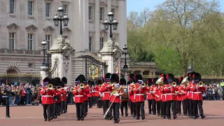 Coldstream Guards Band Return to Barracks