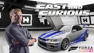 Forza Horizon 4 | Nissan Skyline GT R R34 Fast&Furious Customization