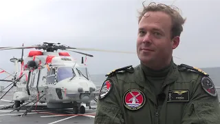 "Varend vliegveld" Zr.Ms. Johan de Witt | voor het eerst drie NH90's aan boord | Koninklijke Marine