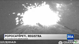 ¡El volcán Popocatépetl registra una explosión durante esta madrugada! | Noticias con Paco Zea
