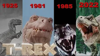 Evolution of Dinosaur T - REX in movies (1925 - 2022)