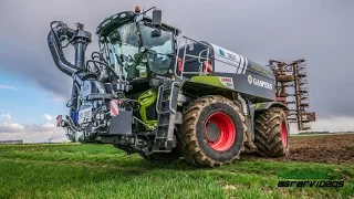 Gülle grubbern 2017 | Claas Xerion 4000 ST | Horsch | LU Gaspers