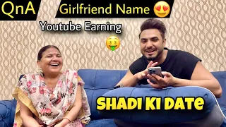 My Girlfriend Name Reveal 😍Shadi Ki Date? Q&A | 2024