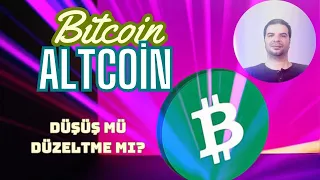 Düşüş mü Düzeltme mi? #Bitcoin #Btc #Altcoin #Kriptopara larda Son Durum Analiz Yorum ve Hedefler