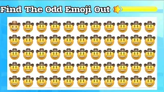 HOW GOOD ARE YOUR EYES 🤯 I Find The Odd Emoji Out I Emoji Puzzle Quiz