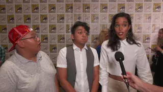 Spider-Man: Homecoming: Jacob Batalon, Tony Revolori, Tom Holland & Laura Harrier | ScreenSlam