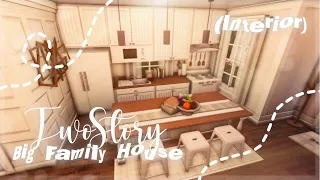 Roblox Bloxburg - Big Family Two-Story Roleplay House ( Interior ) - Minami Oroi