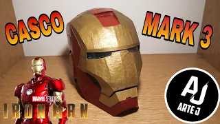 CASCO MARK 3/HELMET/DIY/IRON MAN/ARTE J/FASE 1/MARVEL