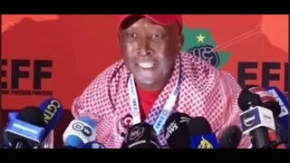 Julius Malema press conference the EFF will joint coalition with ANC open borders we must unite