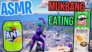 ASMR Gaming 😋 Fortnite Pringles Minecraft Suspicious Stew Mukbang Eating and Spectating 🎮🎧 Whispers💤