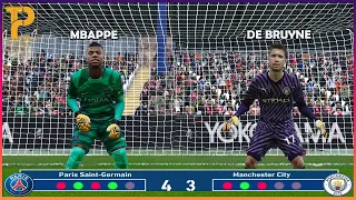 Kevin De Bruyne vs Mbappe | Longest Penalty Shootout Ever | Gameplay #mancity