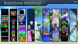 Mario Kart 8 Rainbow Road Mashup/Mix - Across Generations [8 Themes In One]