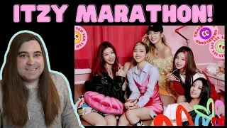 ITZY Marathon! Reacting to "Dalla Dalla, Icy, Mafia In The Morning, Loco & Swipe" MVs!