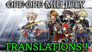 TRANSLATIONS FOR OPE OPE MID JULY! HOLY FREE MULTI DRAWS!!! [DFFOO JP]