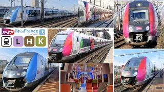 Trains in Île-de-France /Compilation Transilien  Ligne H,K,J | Euro Express