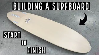 MID-LENGTH surfboard build TIME LAPSE