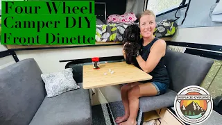 Four Wheel Camper DIY Build Raven Shell Front Dinette, Storage, Extra Sleeping Space