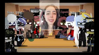 Los countryhumans reaccionan a México / No original / 三三ᕕ( ᐛ )ᕗ✨