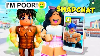 I Pretended to Be POOR, To Test My GIRLFRIEND on SNAPCHAT.. (Brookhaven RP🏡)