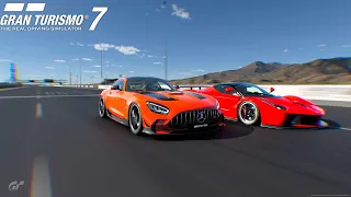 PS5 4K Mercedes AMG GT Black Series 20 || Gran Turismo 7 || Steering Wheel Gameplay || 60 FPS ||