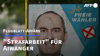 Flugblatt-Affäre: Aiwanger von Söder angezählt | AFP