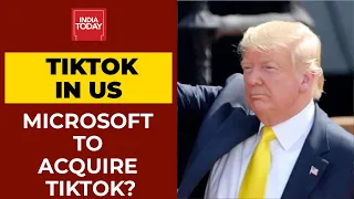 US President Donald Trump To Give Microsoft 45 Days To Acquire TikTok| Breaking