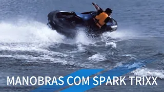 MELHORES MANOBRAS COM JET SKI SPARK TRIXX 🫨🫨