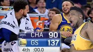 THE EASIEST 50 BALL EVER!! WARRIORS vs HORNETS HIGHLIGHTS REACTION