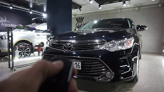 Автозапуск двигателя со штатного ключа на Camry 2016