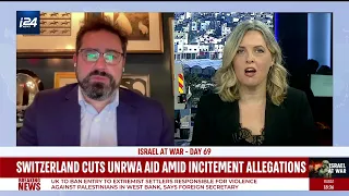 Hillel Neuer on i24 News: Swiss National Council to cut aid to UNRWA