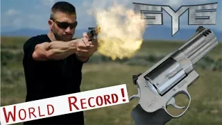 S&W 500 Magnum NEW WORLD RECORD - 5 Shots in 1 second