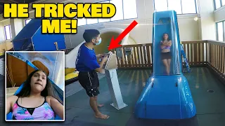 HE PRANKED ME ON THE SCARY WATER SLIDE!!! Great Wolf Lodge Loses Power! Winning BIG in the ARCADE!