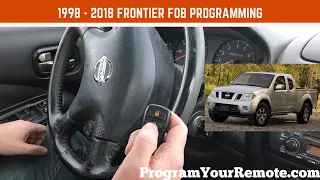 How to program a Nissan Frontier remote key fob 1998 - 2020