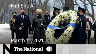 CBC News: The National | One year of the COVID-19 pandemic | March 11, 2021