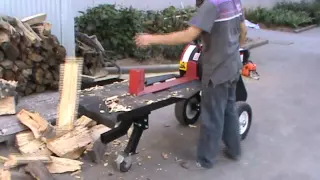 Mechanical log splitter