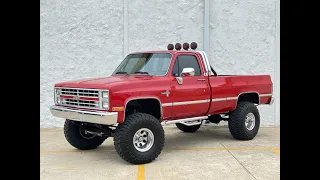 1986 Chevy K10 Walk Around Video