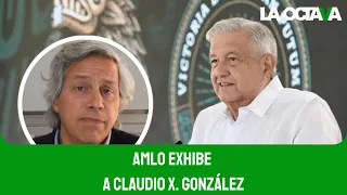 AMLO EXHIBE a CLAUDIO X. GONZÁLEZ: CREE que es un 'PROGRESISTA' y un 'HOMBRE de IZQUIERDA'