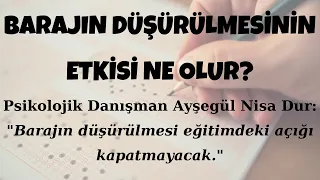 YKS barajının düşürülmesinin etkisi ne olur?