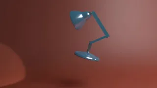 Pixar style Jumping Lamp test