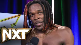 Je’Von Evans has officially arrived in NXT: WWE NXT Exclusive, April 9, 2024