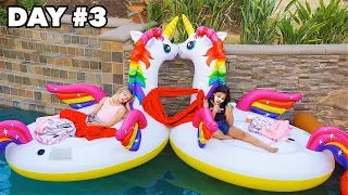 Last To Fall Off The Floaty Wins A MacBook Pro - Challenge | Txunamy