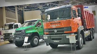 Four new Russian Ural trucks