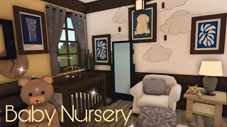 Bloxburg Baby Nursery, Bloxburg Speedbuild, junique