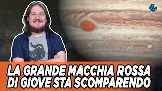 La grande macchia rossa di Giove sta scomparendo !